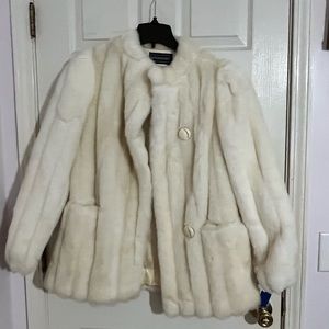 Faux fur coat